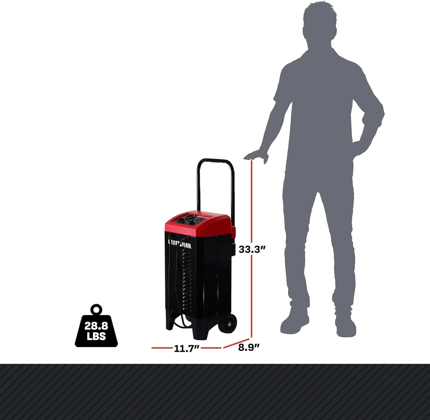CRAFTSMAN CMXCESM233 Battery Charger & Engine Starter, 250A
