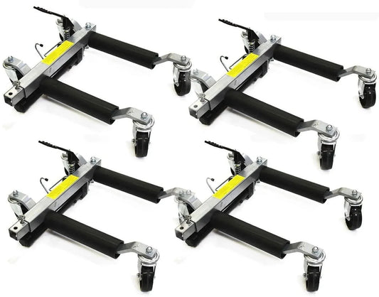 Stark Wheel Dolly Car Skates Vehicle Positioning Hydraulic Tire Jack Truck Rv Trailer Pick Up Dolly Ratcheting Foot Pedal