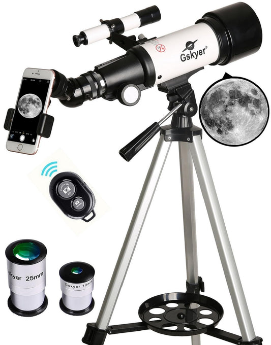 GSKYER 70mm Aperture 400mm AZ Mount Astronomical Telescope