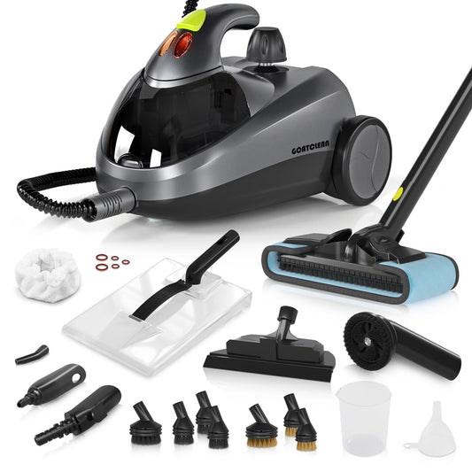 GOATCLEAN Heavy-Duty Steam Cleaner - 1500W Multipurpose Steamer