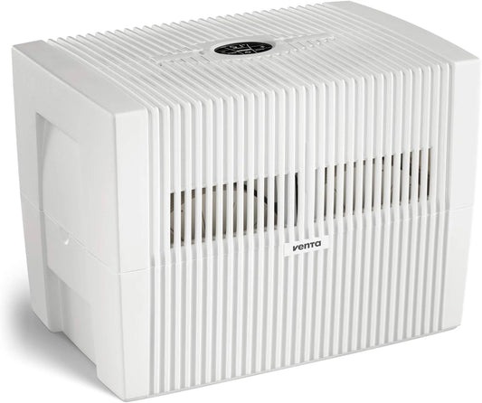 Black Humidifier - Filterless evaporative humidifier for spaces up to 645 square feet