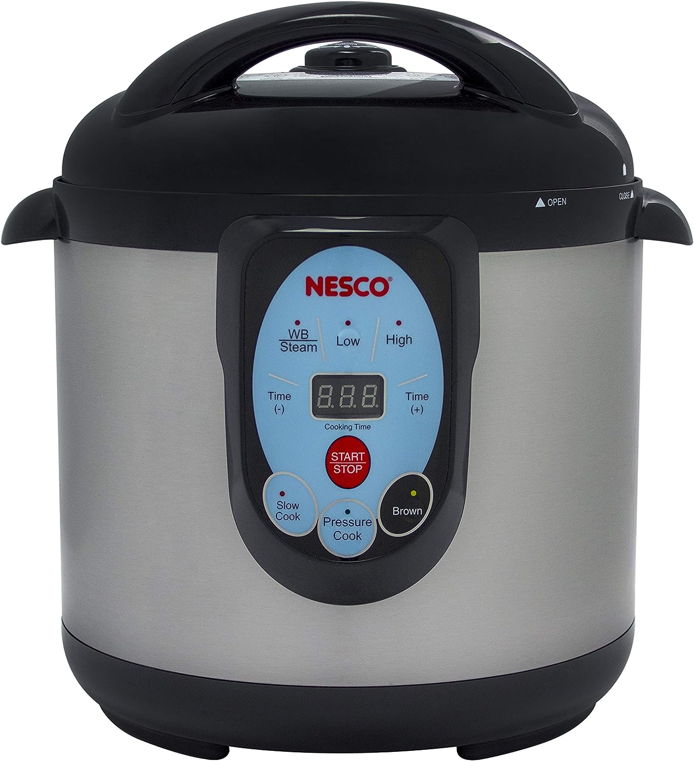 NESCO NPC-9 Smart Electric Pressure Cooker and Canner, 9.5 Quart, Stainless Steel