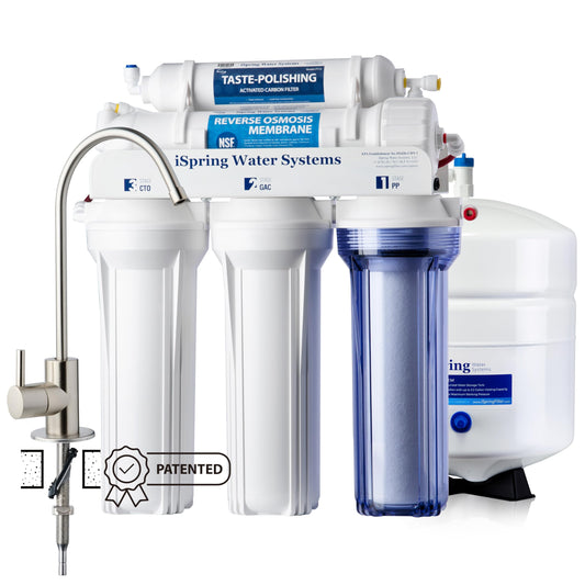 ISPRING RCC7 5-Stage NSF Certified Reverse Osmosis Water Filter