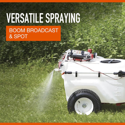 NorthStar Tow-Behind Boom Sprayer, 21-Gallon, 2.2GPM, 12V