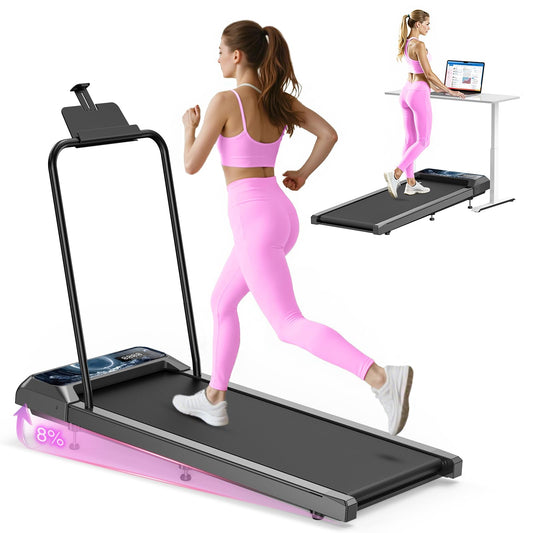 HCOIW Walking Treadmill Pad with Incline - 2 in 1 Portable