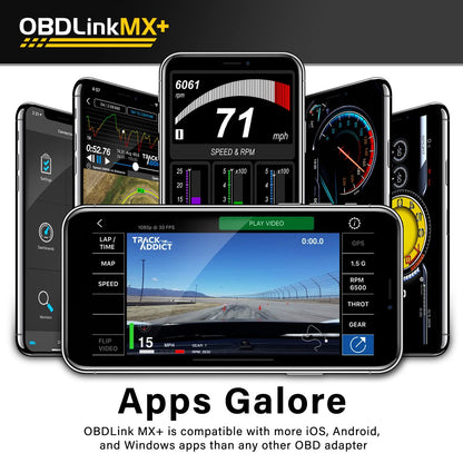 OBDLINK MX+ OBD2 Bluetooth Scanner for iPhone & Android