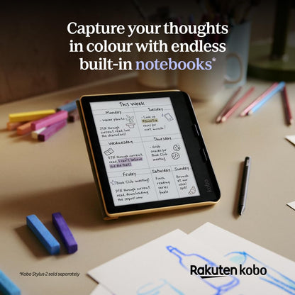 KOBO Libra Colour eReader | 7" Glare-Free Display