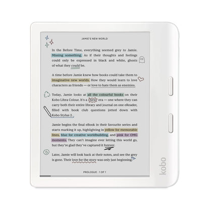 KOBO Libra Colour eReader | 7" Glare-Free Display