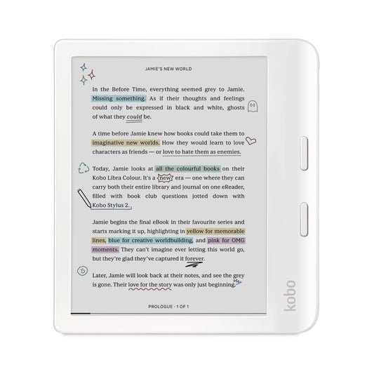 KOBO Libra Colour eReader | 7" Glare-Free Display
