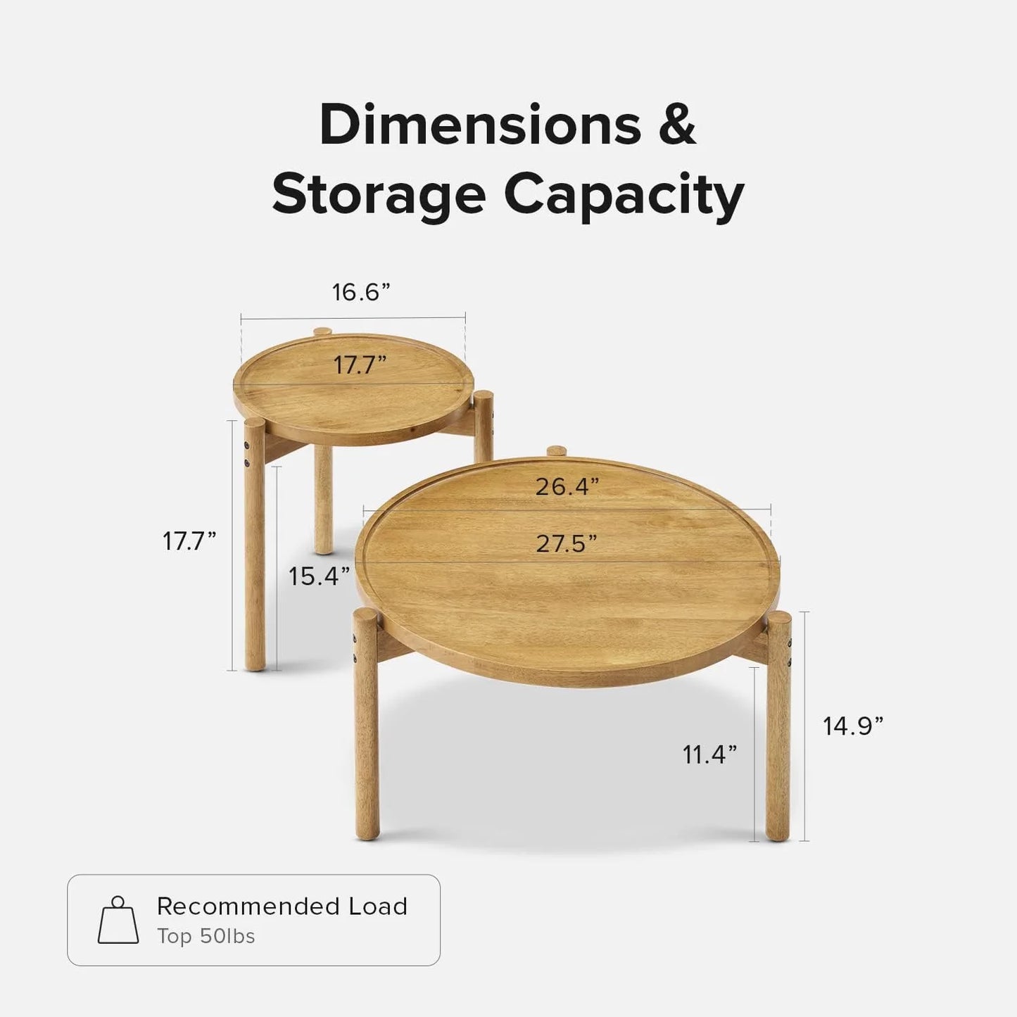 Mopio Ensley Mid Century Modern Rectangle Coffee Table with Dual Storage Shelf, Wood Slat Sliding Door, & Rounded Edge Protection for Living Room, Walnut Grain