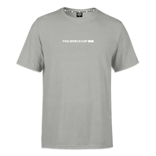 FIFA World Cup 2026™ Vertical Abstract Grey T-Shirt - Unisex