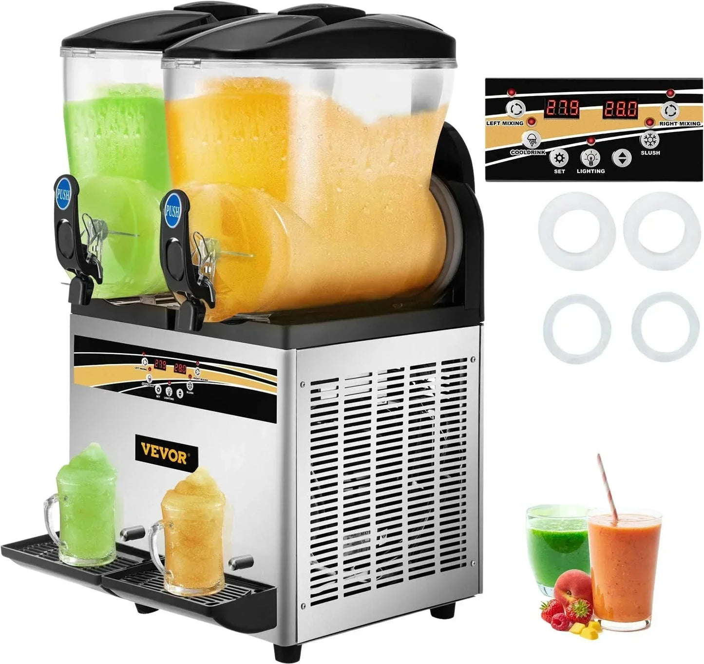 VEVOR Commercial Slushy Machine Slushie Machine
