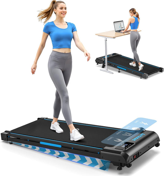 FOUSAE Walking Pad Treadmill for Home, 6.2MPH, 350LBS Capacity