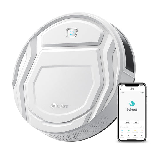 LEFANT Robot Vacuum Cleaner with Strong Suction & Wi-Fi Control