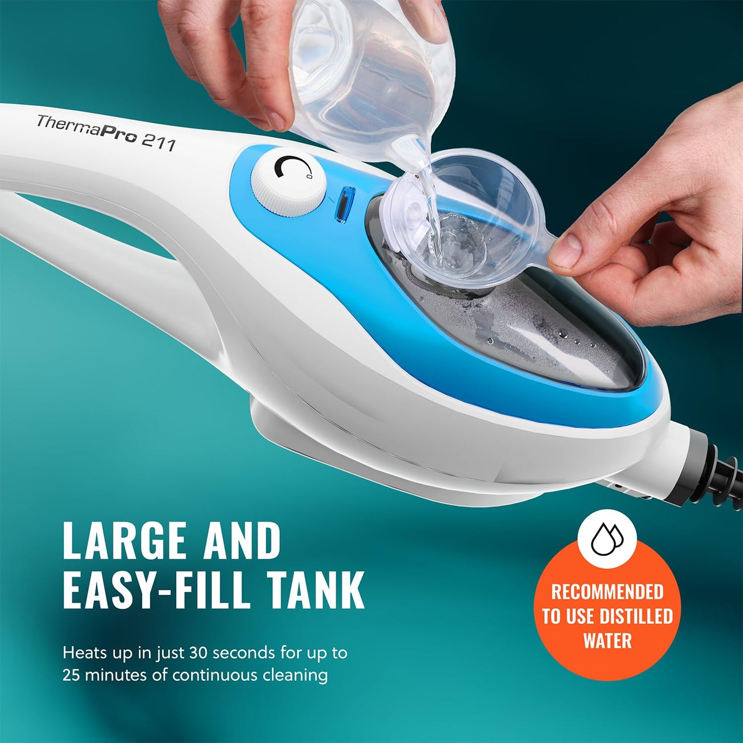 PURSTEAM WORLD'S BEST STEAMERS PurSteam 10-in-1 Steam Mop for Tile & Hardwood Floors