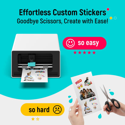 LIENE PixCut S1 Color Sticker Printer & Cutting Machine