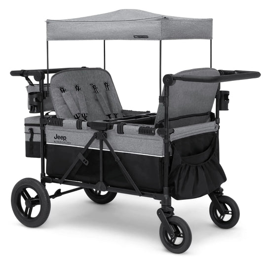 Delta Children's Jeep Wrangler Deluxe 4-Seater Stroller Wagon