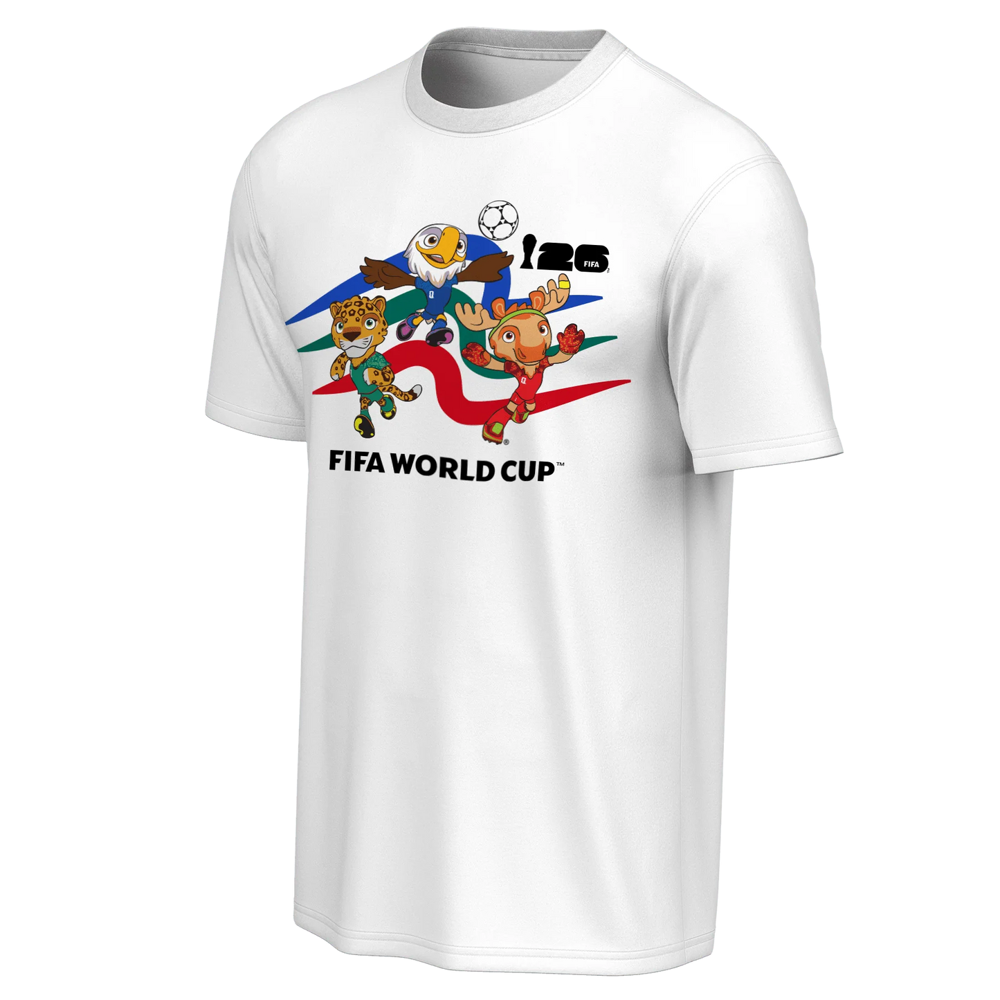 FIFA World Cup 2026™ Mascot Crew White T-Shirt - Unisex