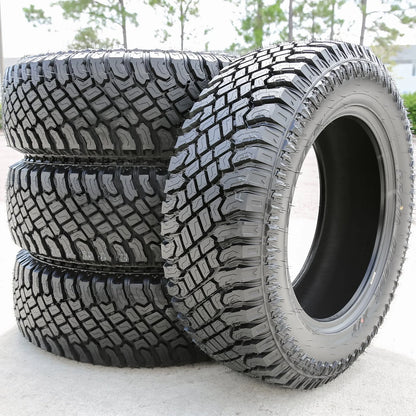 One set of 4 (four) X/T LT 295/60R20 126/123R E (10 ply) ATA /T all-terrain tires