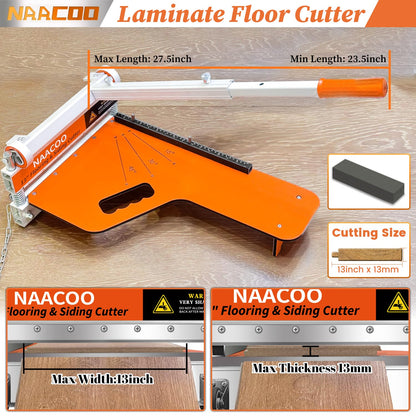 NAACOO NAACOO 13” Vinyl Floor Cutter for Laminate & LVP