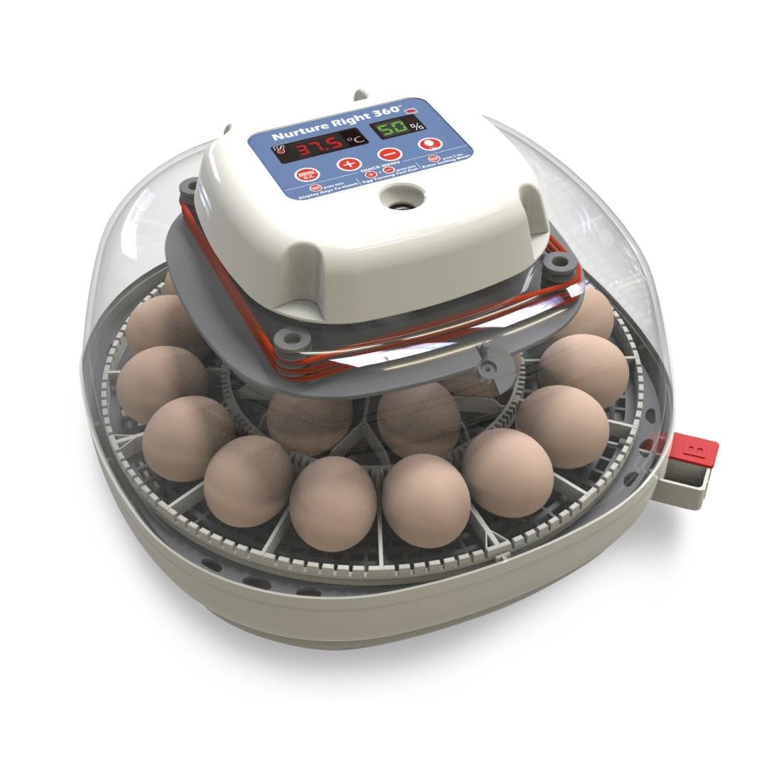 HARRIS FARMS Nurture Right Egg Incubator for Hatching Chickens