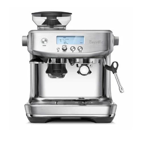 Breville the Barista Pro Espresso Machine with Grinder & Milk Frother, Espresso Maker with Seconds Heat Up, RM BES878BSS, Brushed Stainless Steel (Certified Remanufactured): Home & Kitchen