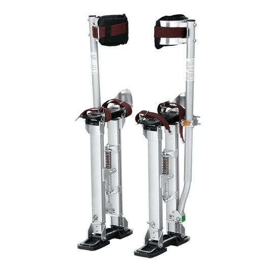 VEVOR Drywall Stilts, 18''-30'' Adjustable Aluminum Tool Stilts with Protective Knee Pads