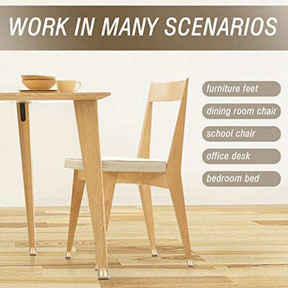 BUMACO 40Pcs Chair Leg Floor Protectors Silicone Covers to Protect Floors