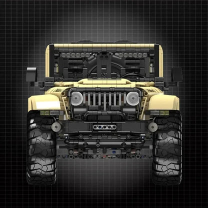 Technical Car Toys The Motorized Wrangler SUV Car Model Building Block Brick Kids Christmas Gift