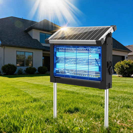ONBEAM Solar Bug Zapper Outdoor - Waterproof Mosquito Killer