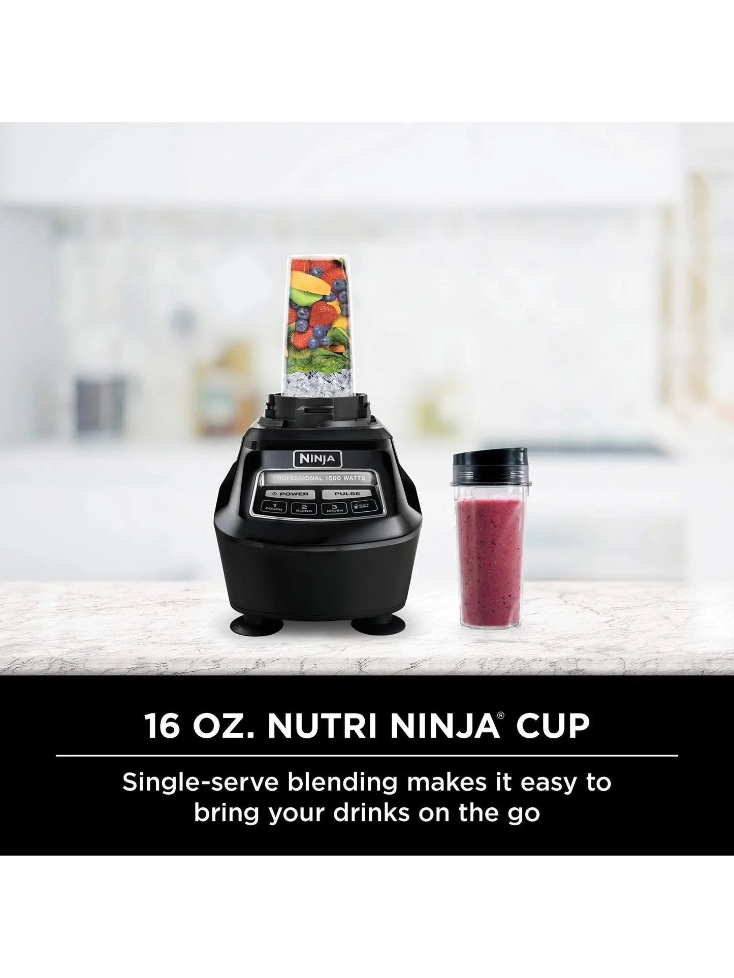 Ninja BL770 Mega Kitchen System, 1500W, Processing, Black