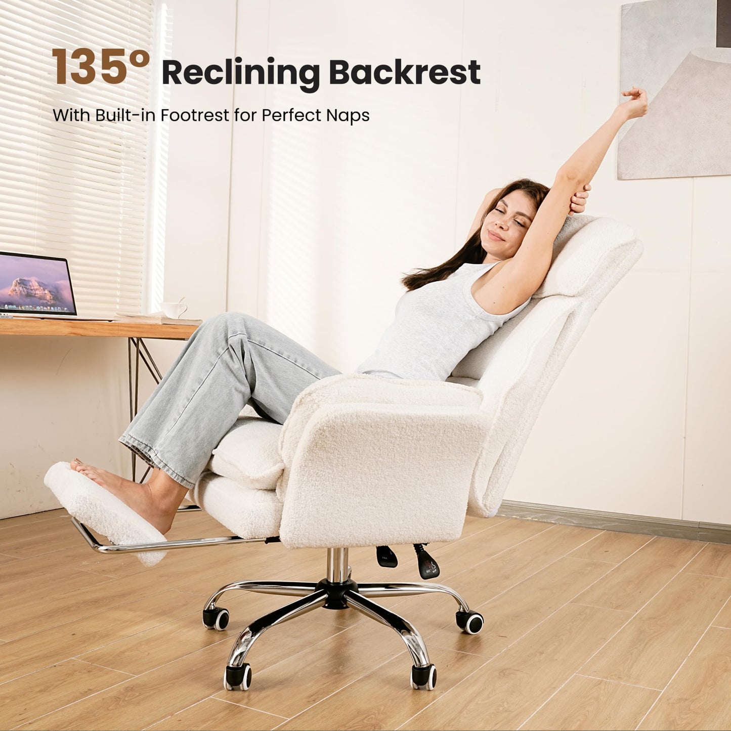 HOMRELEXA Big and Tall Executive Ergonomic Office Chair