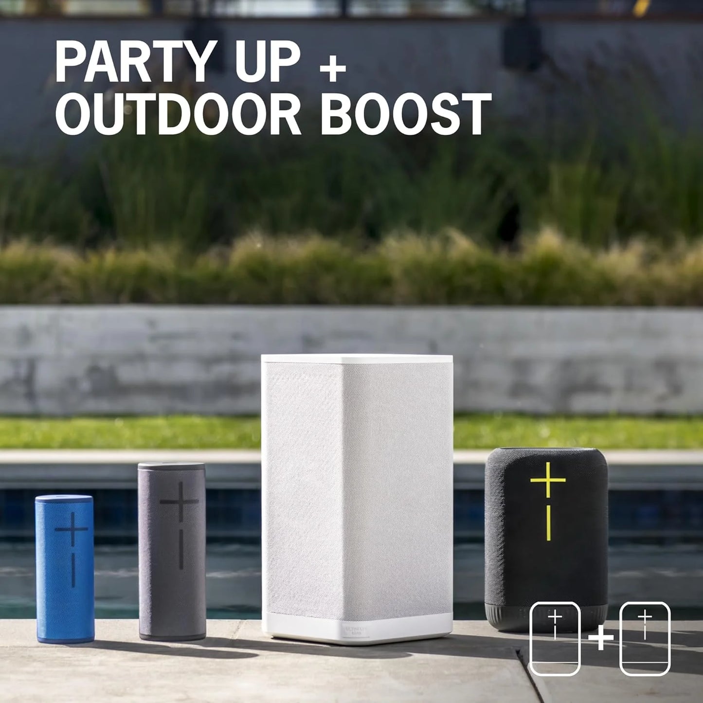 Portable Wireless Bluetooth Speaker, Heavy Bass, 360° Sound, IP67 Waterproof, 17 Hour Battery - Carbon Black