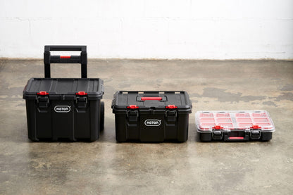 KETER Stack-n-Roll Tools Organizer - 3 Piece Rolling System