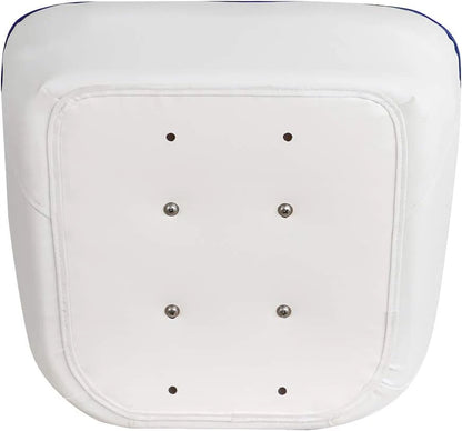 Bucket Pontoon Boat Seat (White/Blue)
