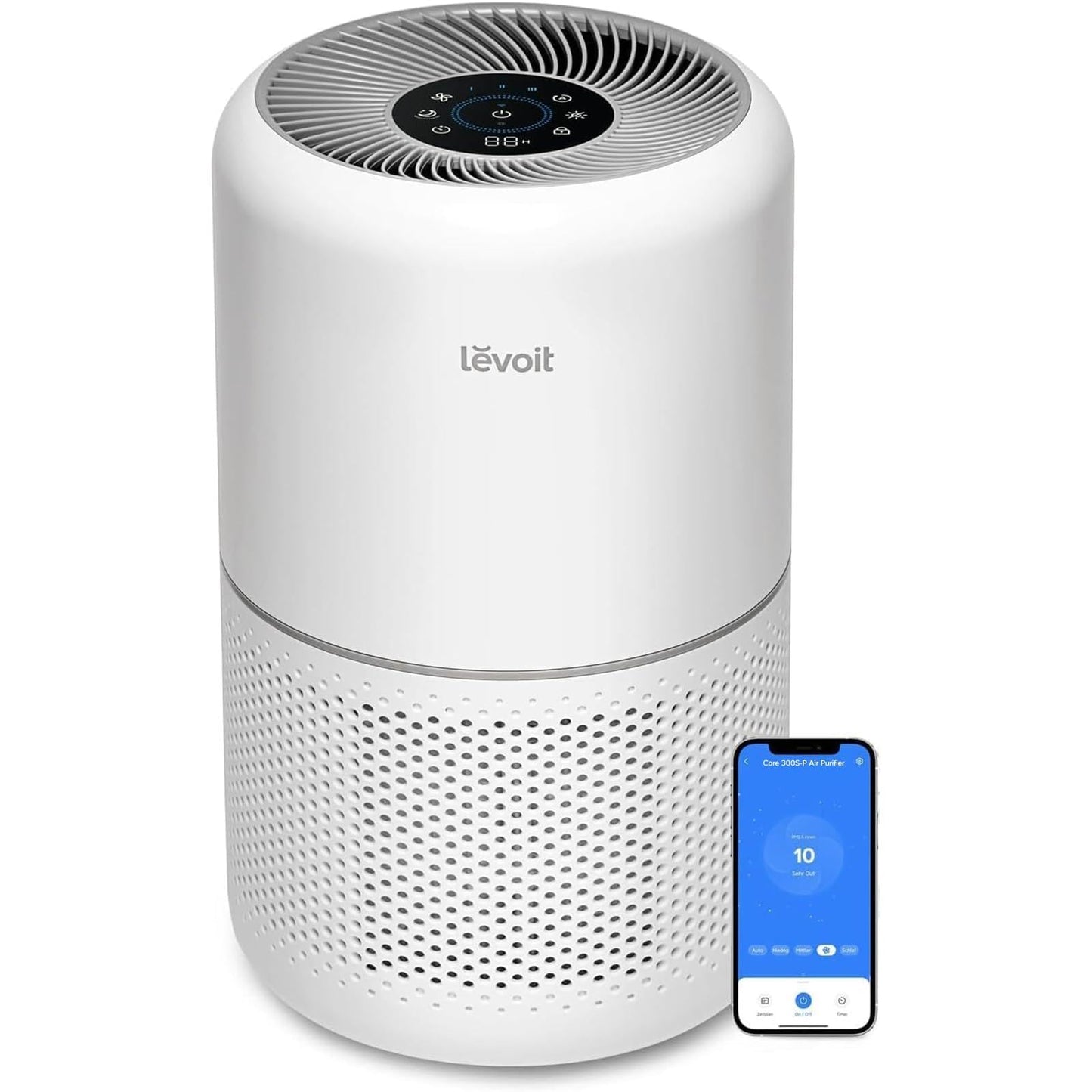 LEVOIT Core300S-P Air Purifier: HEPA, Smart WiFi, Quiet