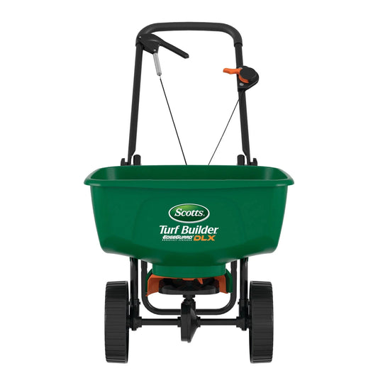 Turf Builder EdgeGuard DLX Broadcast Spreader 15,000 sq. ft.