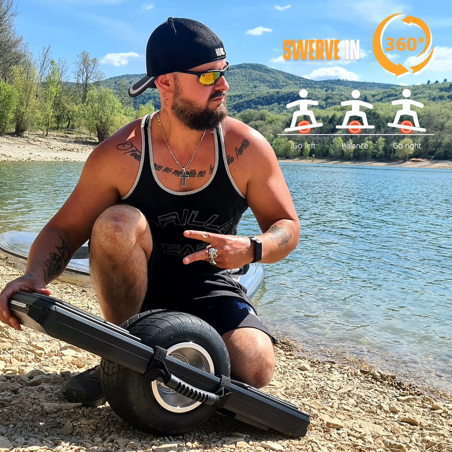 Unicycle Electric Skateboard Balancing T2