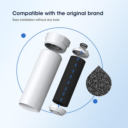 GLACIER FRESH Water Filter Compatible with GE XWFE - Pack of 3