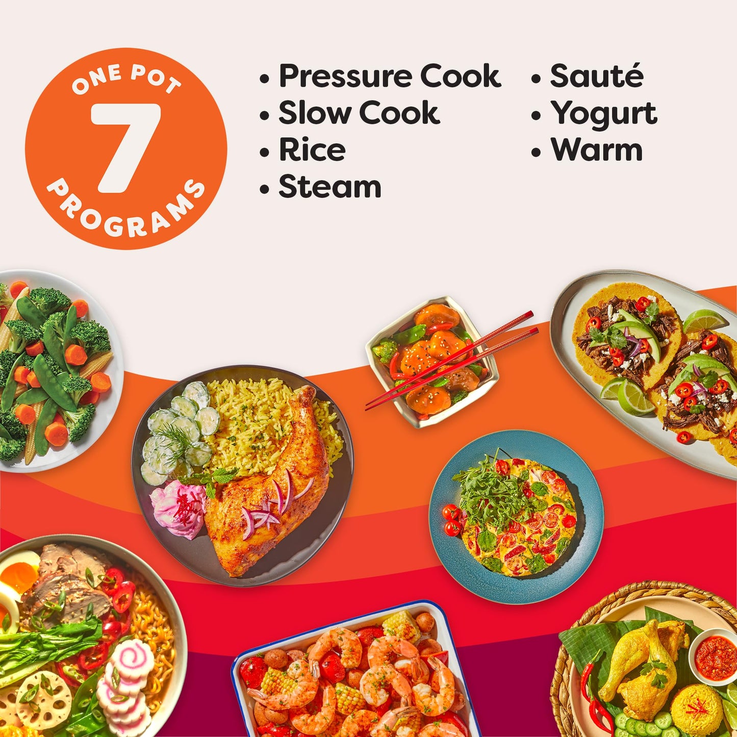 INSTANT POT 6QT RIO 7-in-1 Multi-Cooker and Pressure Cooker
