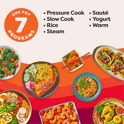 INSTANT POT 6QT RIO 7-in-1 Multi-Cooker and Pressure Cooker