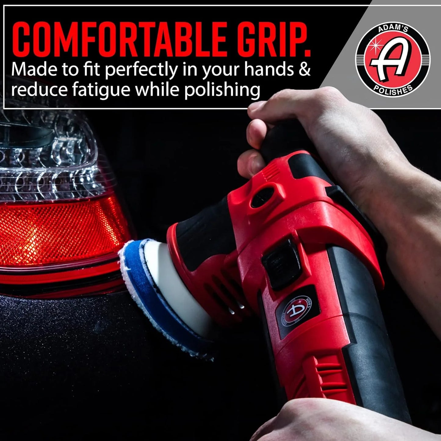 Car Polisher Kit (10 Item) - Professional Dual Action Polisher for Car Detailing - Paint Correction, Waxer Buffer DA Polisher - Variable Speed Car Polisher System