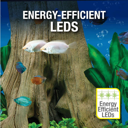 Complete LED Aquarium 55 Gallons, Includes LED Lighting, Filtration, Heater and Accessories
