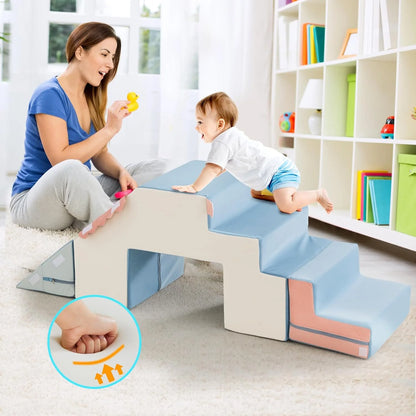 Climbing Blocks for Toddlers,Indoor Soft Climb and Crawl Play Climbing Toys for Creativity & Imagination