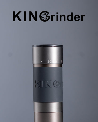 KINGRINDER K6 Manual Hand Coffee Grinder - Stainless Steel Burr Mill