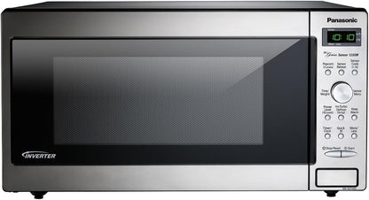 Panasonic Microwave Oven NN-SN966S Stainless Steel Countertop/Built-In with Inverter Technology and Genius Sensor, 2.2 Cubic Foot, 1250W